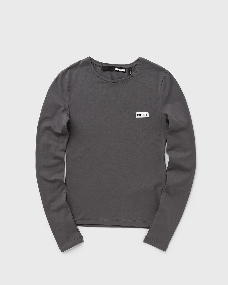 ROTATE Birger Christensen Long Sleeve Tee grey