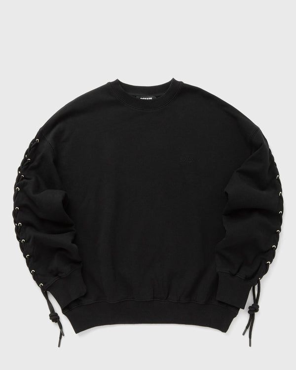 ROTATE Birger Christensen LACING CREWNECK black