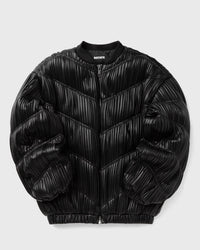 Rotate Birger Christensen Pleated Bomber Jacket black