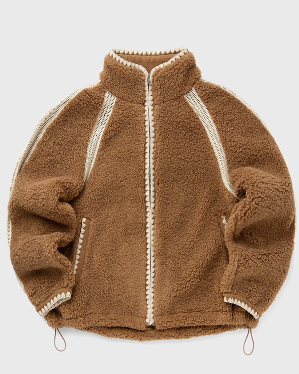 Ugg WMNS NIKIA CROCHET UGGFLUFF JACKET brown