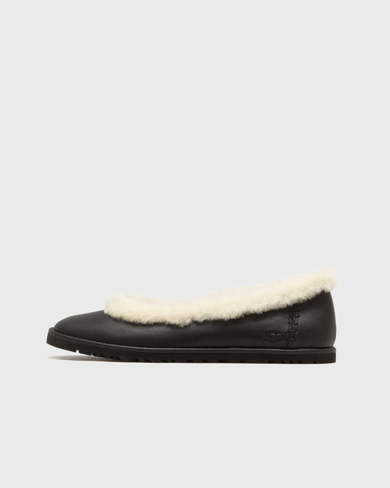 Ugg ZORA LEATHER BALLET FLAT black