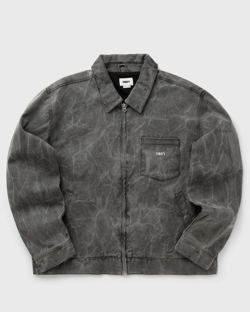 Obey Obey workman zip jacket black