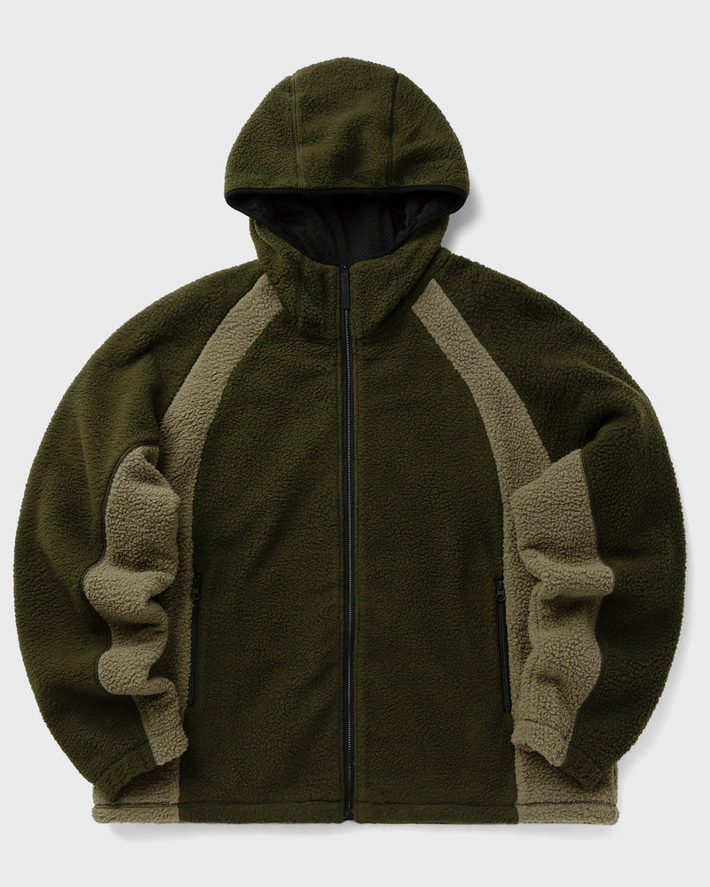 Obey Obey alta fleece jacket green