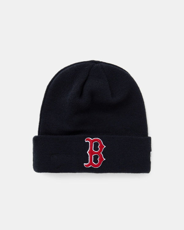 New Era Mlb Essential Cuff Beanie Boston Red Sox Otc