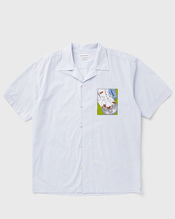 Edmmond Studios DRINKS AND FRIES SHIRT blue