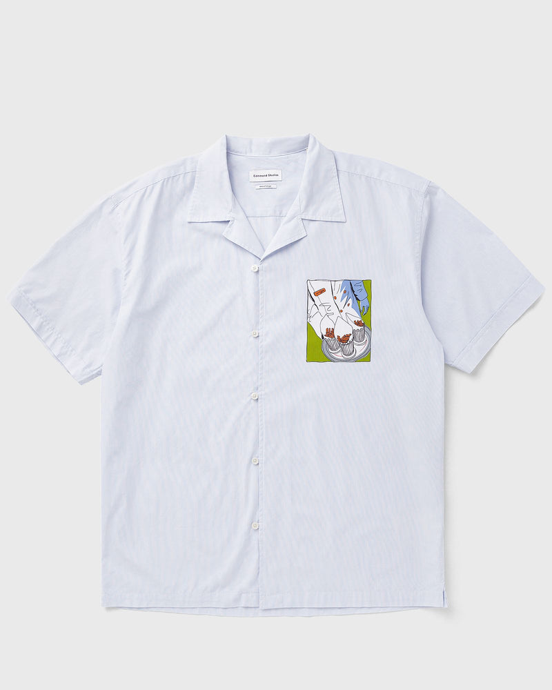 Edmmond Studios DRINKS AND FRIES SHIRT blue