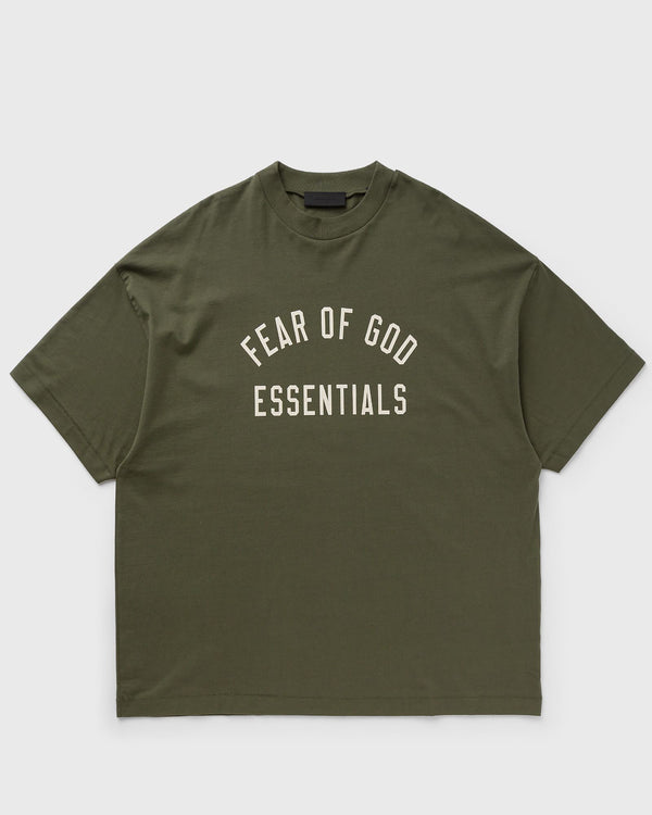 Fear of God Essentials JERSEY CREWNECK TEE green