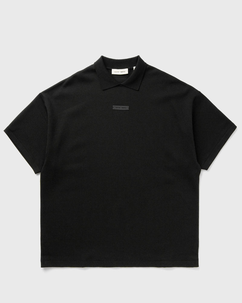 Fear of God Essentials 90S FIT PIQUE SS POLO black