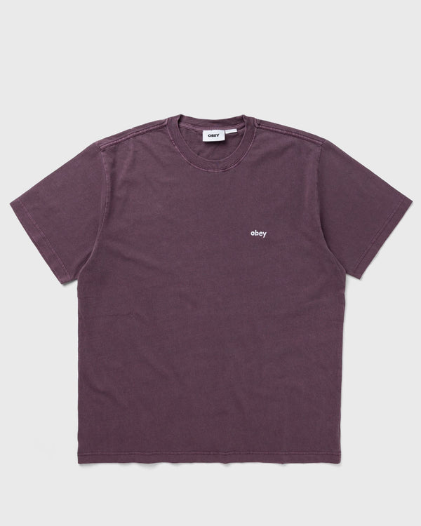 Obey Lowercase pigment tee ss purple