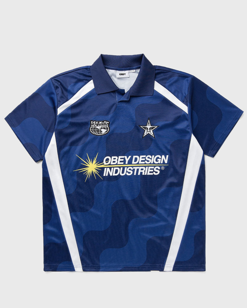 Obey SOCCER JERSEY blue