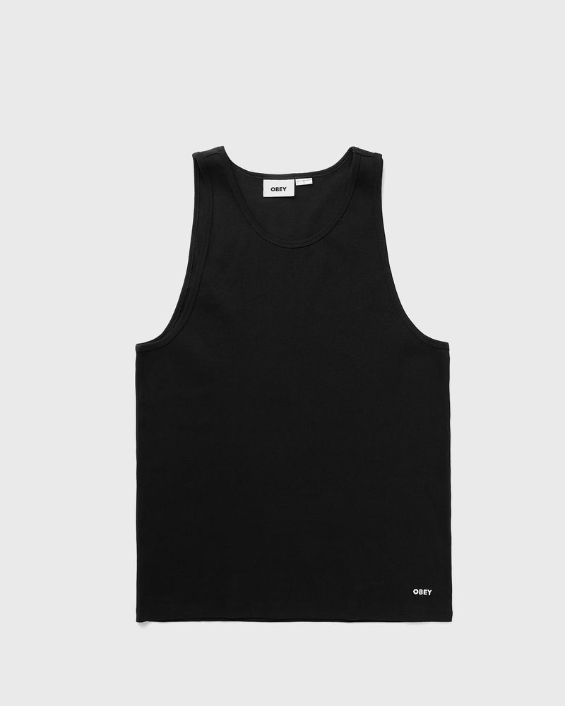 Obey STANDARD RIB TANK 2 PACK black