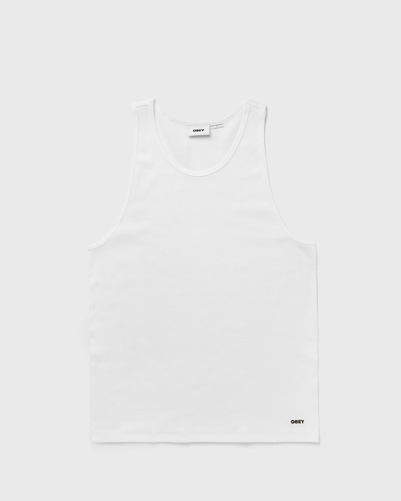 Obey STANDARD RIB TANK 2 PACK white