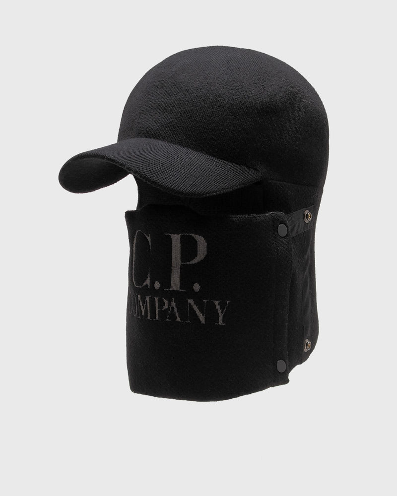 C.P. Company Accessories KNIT CAP IN Extrafine Merino WOOL black