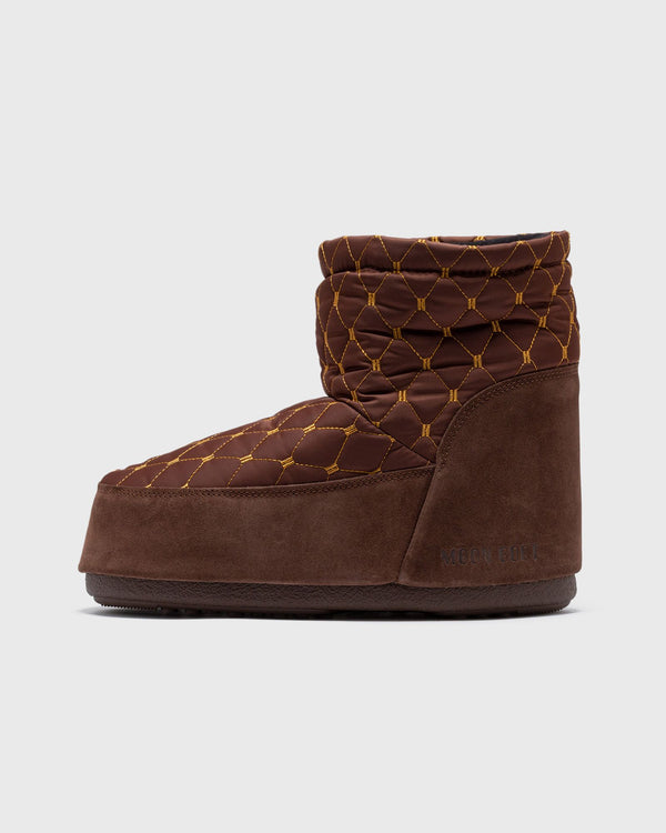 moon boot ICON LOW NOLACE QUILTED brown