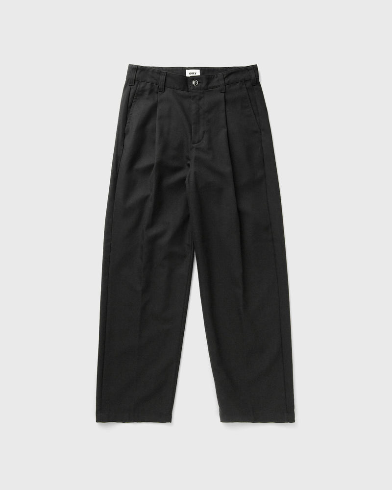Obey Armel pleated pant black
