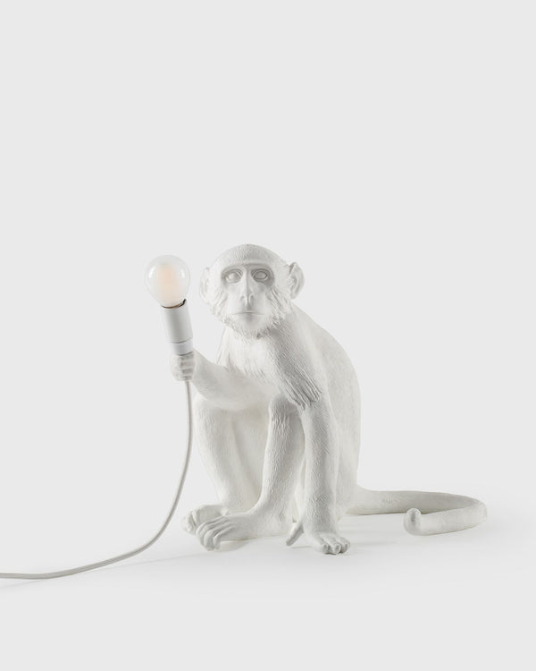 Seletti Monkey Lamp Resin Lamp - Sitting - Eu Plug