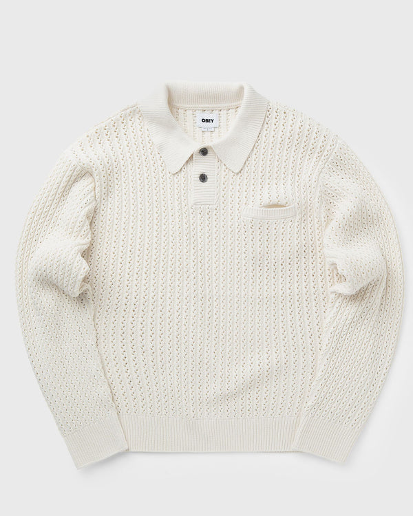 Obey Obey duane polo sweater white