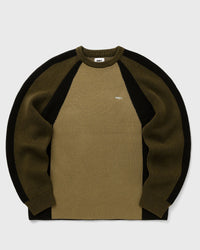 Obey Raglan Crew Neck Sweater green