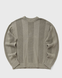 Obey Crochet Sweater Grey