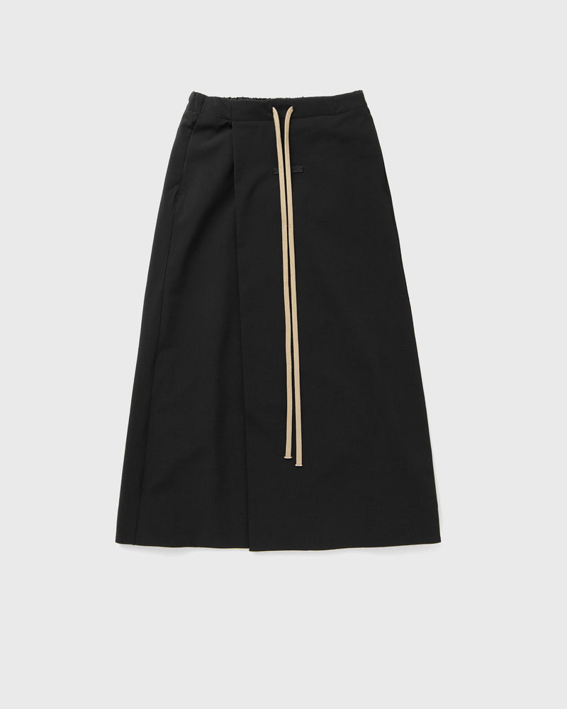 Fear of God Essentials BONDED NYLON WRAP SKIRT black