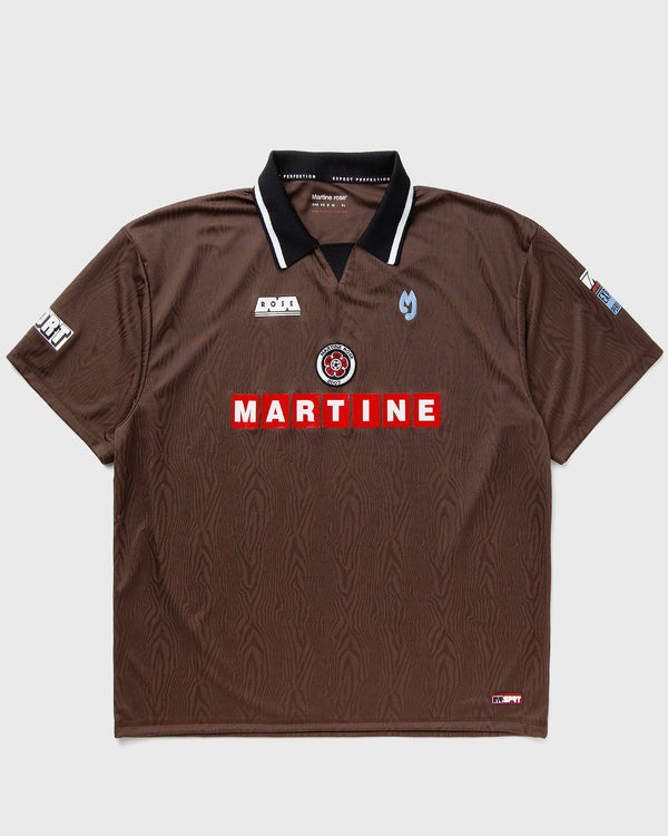 Martine Rose FOOTBALL TOP brown