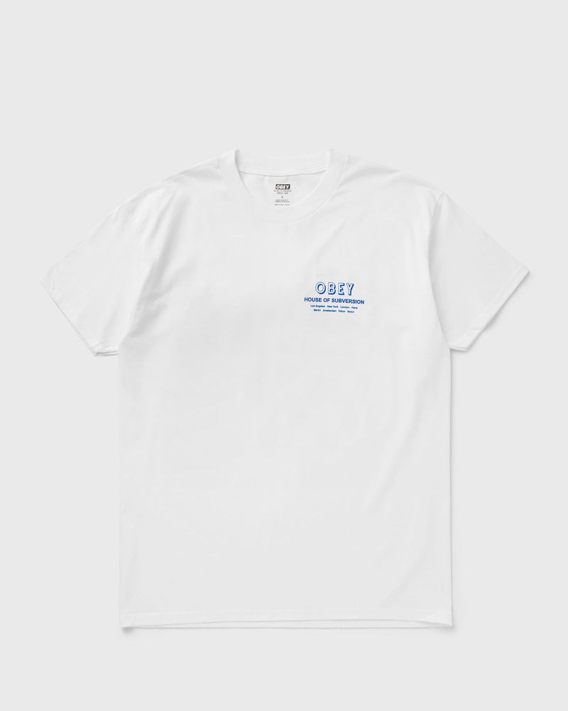 Obey Obey house of subversion white