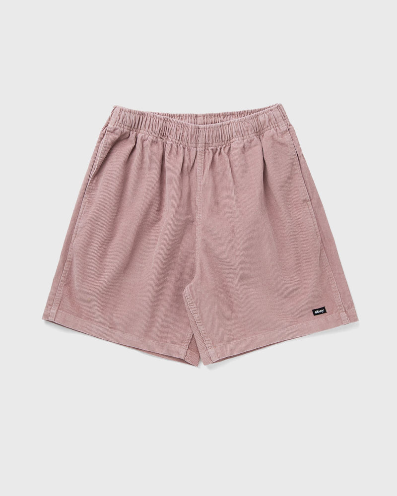 Obey EASY PULP CORDUROY SHORT purple