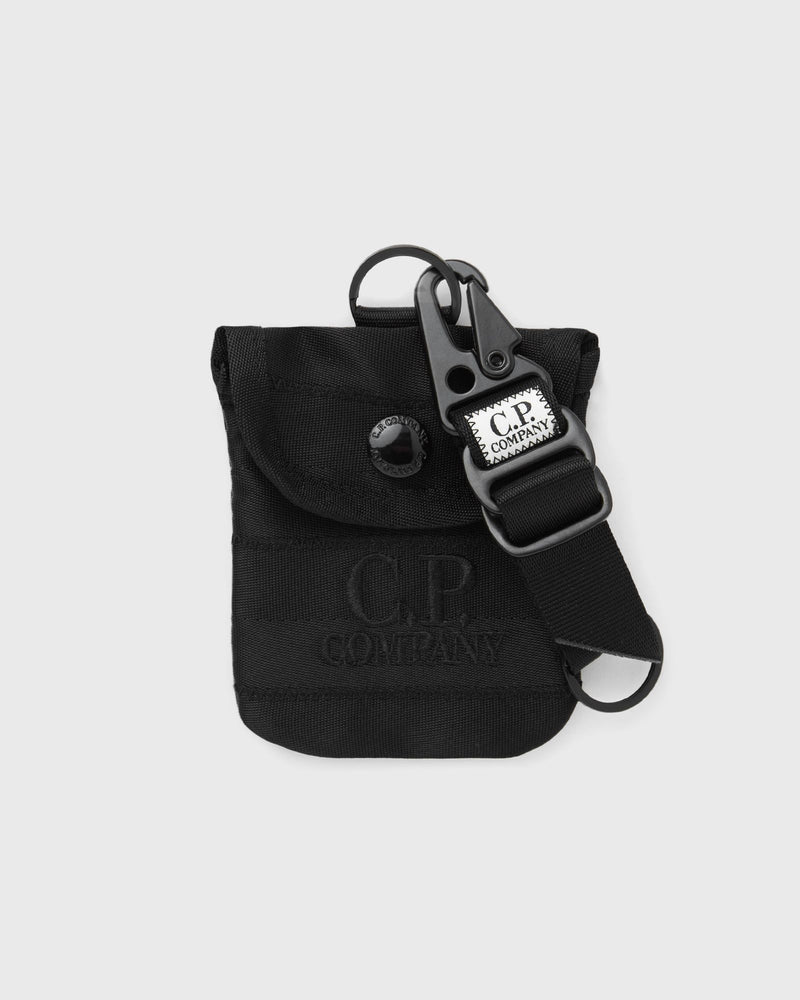 C.P. Company HERRINGBONE MINI POUCH black