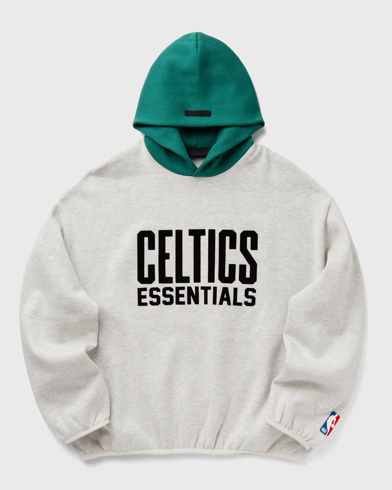 Fear of God Essentials PULL OVER HOODIE - BOSTON CELTICS white