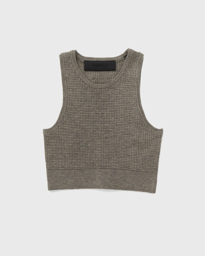 Fear of God Essentials WAFFLE SPORT TANK grey