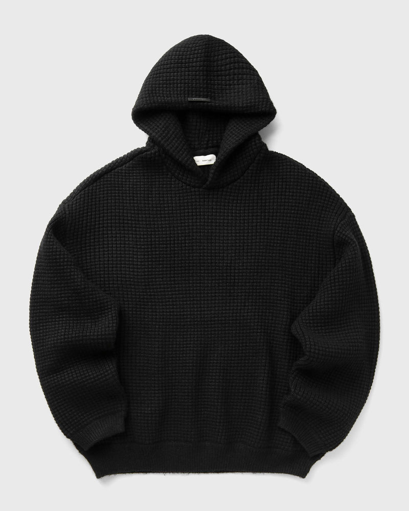 Fear Of God Essentials Heavy Waffle 90'S Hoodie black