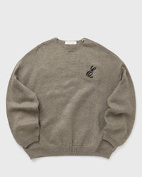Fear of God Essentials Waffle Crewneck Sweater Grey