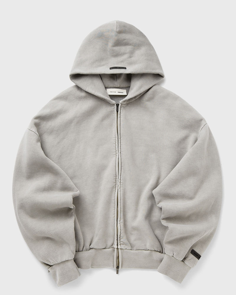 Fear Of God Essentials Classic FULL ZIP Hoodie grey