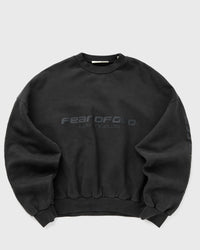 Fear Of God Essentials Cropped Relaxed Sweatshirt black