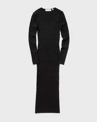 Fear Of God Essentials WMNS RIB LONG Sleeve Dress black