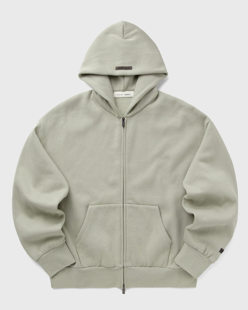 Fear of God Essentials CLASSIC FIT FLEECE ZIP-UP HOODIE grey