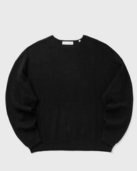 Fear Of God Essentials Waffle Long Sleeve Crewneck Sweater Black