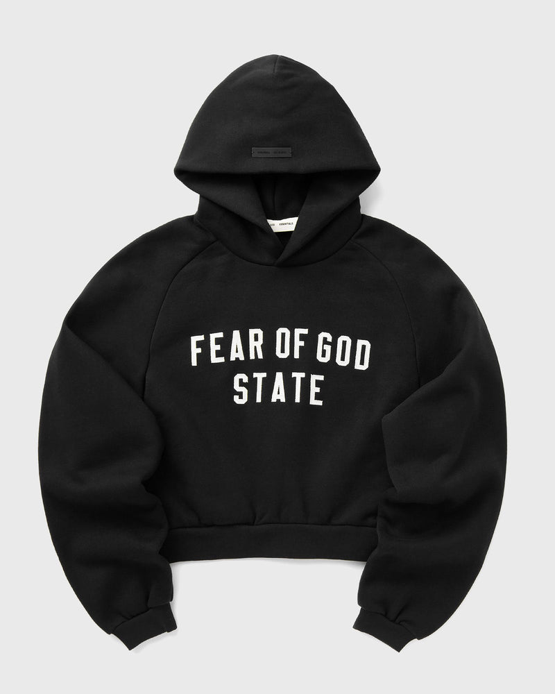 Fear of God Essentials WMNS FLEECE RAGLAN HOODIE black