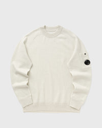 C.P. Company Merino Wool Felted Crewneck Lens Sweater beige