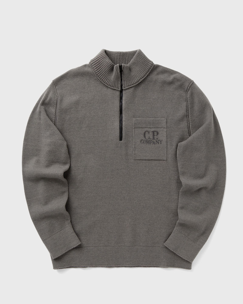 C.P. Company KNITWEAR - POLO COLLAR grey