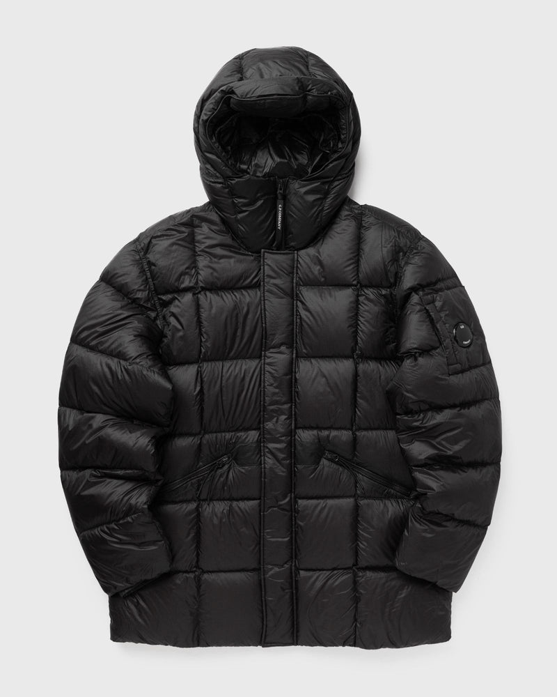 C.P. Company D.D. Shell Long Hooded Down Jacket black