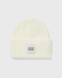 Ugg Womens Chunky Rib Beanie White