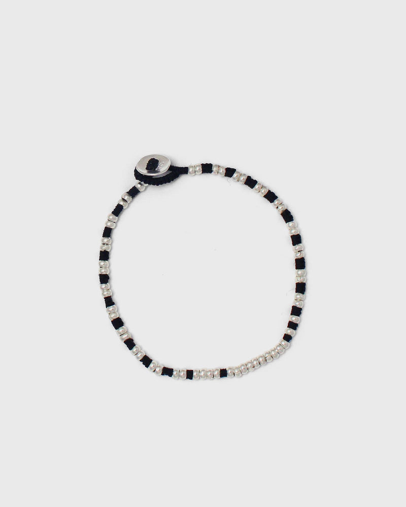 Mikia Silver Beads black|silver