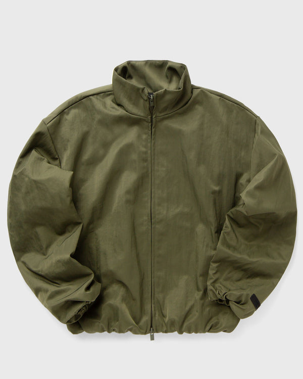 Fear of God Essentials TEXTURED NYLON TRACK JACKET green