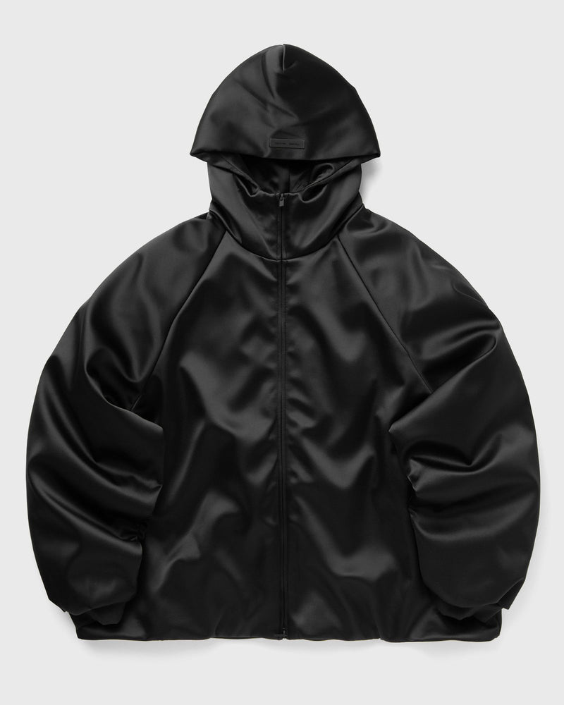 Fear Of God Essentials Hooded Bomber Jacket black