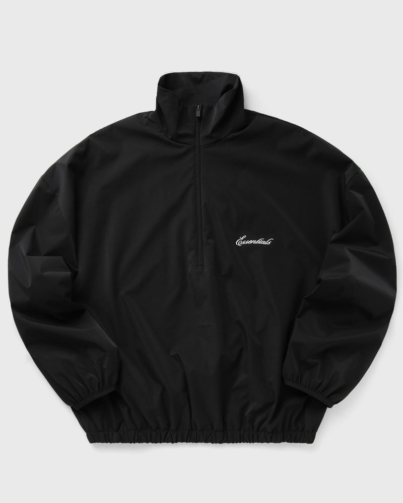 Fear of God Essentials SPORTY NYLON HALF ZIP black