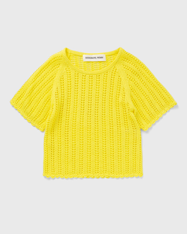 Designers, Remix Taliana Pointelle Top yellow