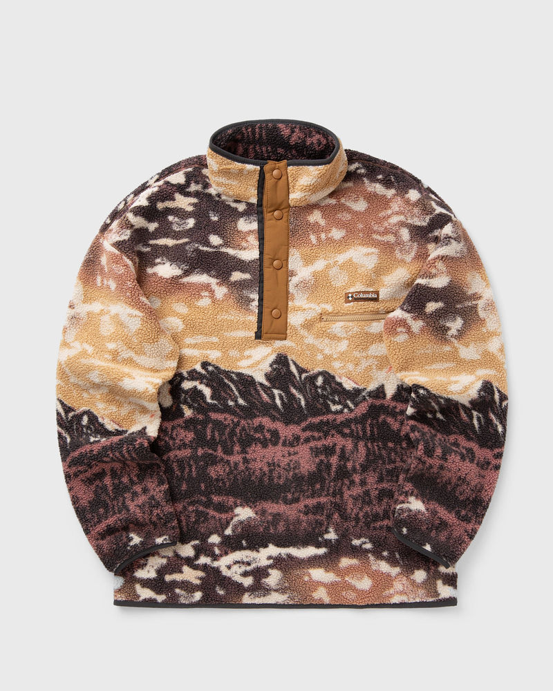 Columbia Helvetia II Printed Half Snap Fleece brown