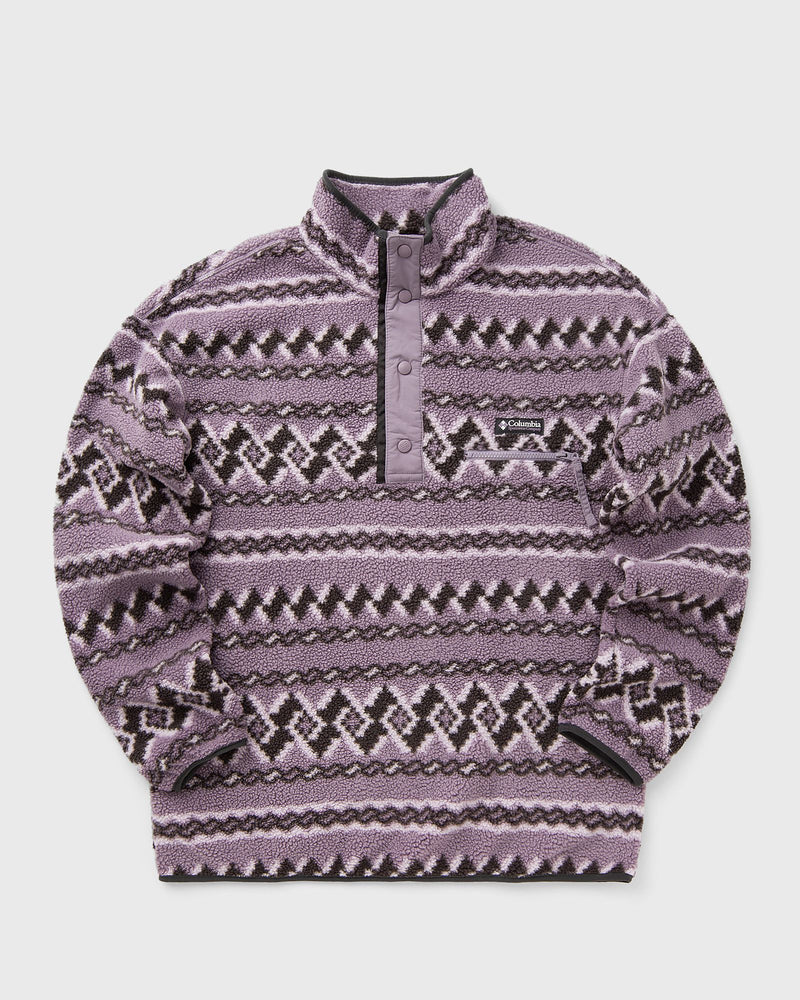 Columbia Helvetia II Printed Half Snap Fleece purple