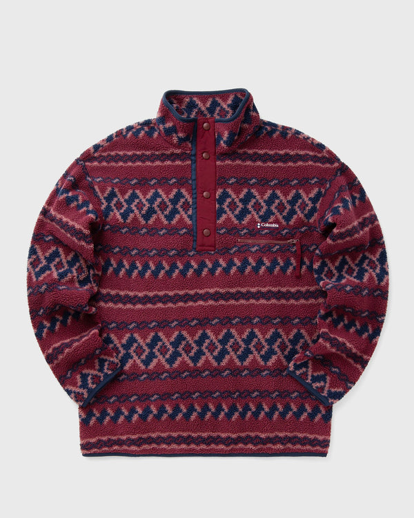 Columbia Helvetia II Printed Half Snap Fleece red